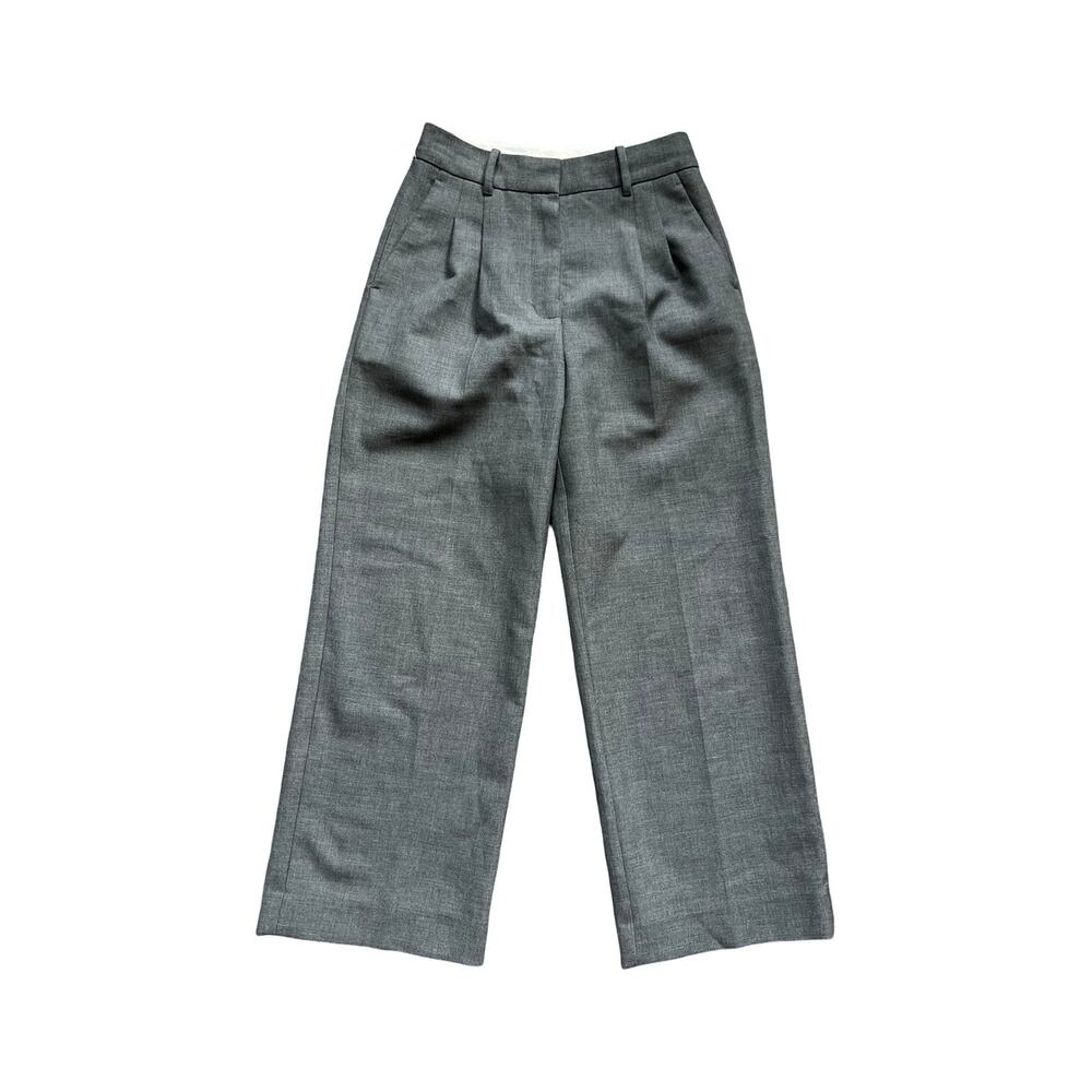 Wilfred Designer Tailored Trousers Size 4 Gray Trouser Pants